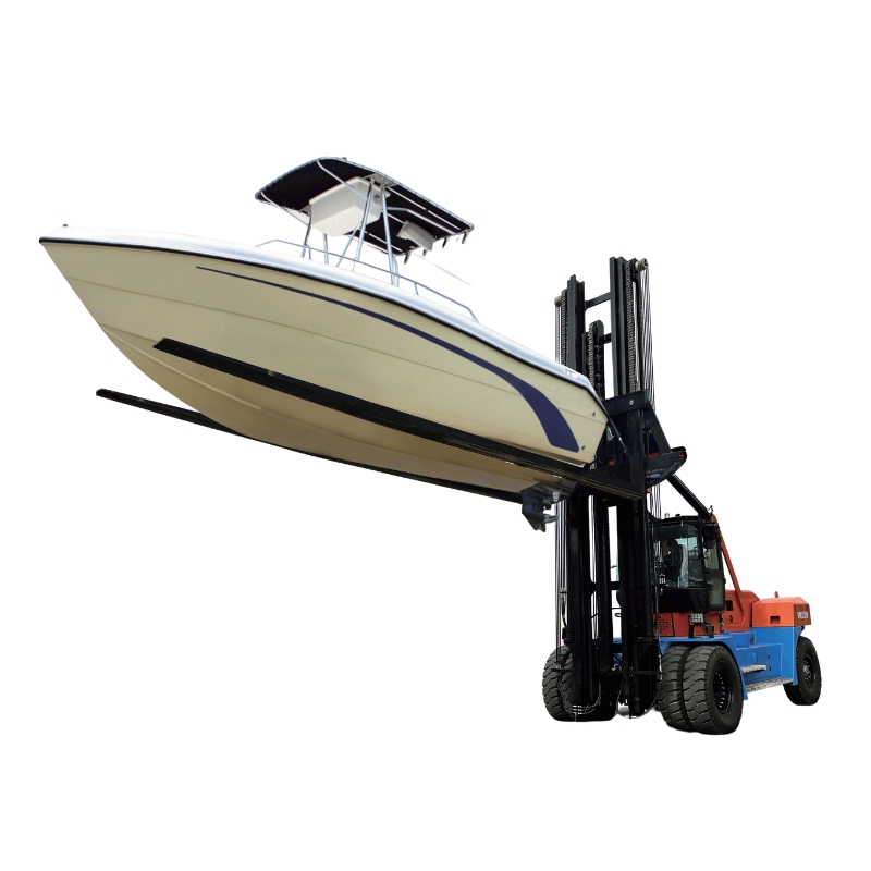 Вилочный погрузчик для марин SOCMA HNF-200 для подъема лодок в маринах